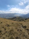 View of Mount Bromo. View from Dragon Trill Hill. Royalty Free Stock Photo