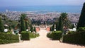 View from Mount Carmel to the Haifa Port Royalty Free Stock Photo