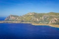 View from Mount Cofano on Sicily