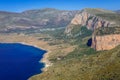 View from Mount Cofano on Sicily