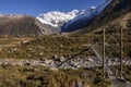 View of Mount Cook, Southern Alps, Aoraki National park,New Zealand Royalty Free Stock Photo