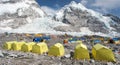 View from Mount Everest base camp Royalty Free Stock Photo