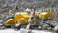 View from Mount Everest base camp Royalty Free Stock Photo