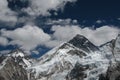 View of mount Everest from Kala Patar Royalty Free Stock Photo