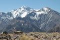 View from Mount Fyffe, Kaikoura, New Zealand, mountains view, summit Royalty Free Stock Photo