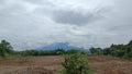 The view of Mount Gede Pangrango