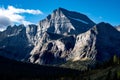 View of Mount Gould in Glacier National Park Royalty Free Stock Photo