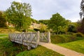 A view of Mount Grace pirory, a monastery in the parish of East Harlsey, North Yorkshire, England Royalty Free Stock Photo