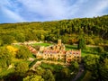 A view of Mount Grace pirory, a monastery in the parish of East Harlsey, North Yorkshire, England Royalty Free Stock Photo