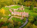 A view of Mount Grace pirory, a monastery in the parish of East Harlsey, North Yorkshire, England Royalty Free Stock Photo