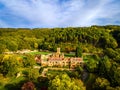 A view of Mount Grace pirory, a monastery in the parish of East Harlsey, North Yorkshire, England Royalty Free Stock Photo