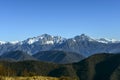 View of Mount Grigna from Mount Croce (North Italy) Royalty Free Stock Photo