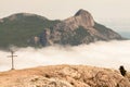 View of mount Ilyas-Kaya on the southern coast of Crimeas.