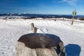 View from mount Keprnik, Jeseniky or Jesenik mountains Royalty Free Stock Photo