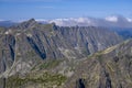 A view on the Mount Krivan and the High Tatras from the Rysy peak