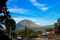 View of Mount Lokon Tomohon in North Sulawesi