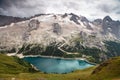 View of mount Mmarmolada, Italian Dolomites Royalty Free Stock Photo