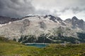 View of mount Mmarmolada, Italian Dolomites Royalty Free Stock Photo