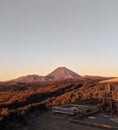 View on mount Ngauruhoe from Whakapapa Royalty Free Stock Photo