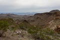 View of the Mount Nutt wilderness a dry desert environment