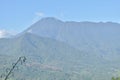 View of Mount Pangrango, West Java, in the morning from Puncak Bogor.  Sunday 14 May 2023 Royalty Free Stock Photo
