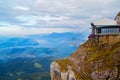 View from Mount Pilatus in swiss Alps, Switzerland Royalty Free Stock Photo