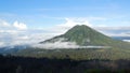 The view of the Mount Raung from Mount Ijen