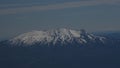 Mount Ruapehu in flight