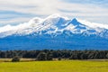 View of Mount Ruapehu, New Zealand Royalty Free Stock Photo