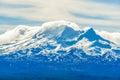 View of Mount Ruapehu, New Zealand Royalty Free Stock Photo