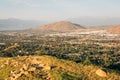 View from Mount Rubidoux in Riverside, California Royalty Free Stock Photo