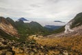 View from Mount Sibayak, Indonesia Royalty Free Stock Photo