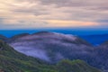 View from Mount Sibayak, Indonesia Royalty Free Stock Photo