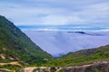 View from Mount Sibayak, Indonesia Royalty Free Stock Photo