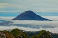 View from Mount Sibayak, Indonesia Royalty Free Stock Photo