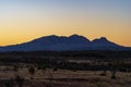 View of Mount Sonder at sunset