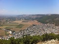 View from Mount Tabor Royalty Free Stock Photo