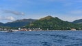 View of Mount Tapyas from the sea in Coron in Philippines Royalty Free Stock Photo