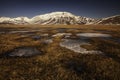 A view of Mount Vettore Castelluccio di Norcia, Norcia, Umbria, Italy