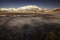 A view of Mount Vettore Castelluccio di Norcia, Norcia, Umbria, Italy