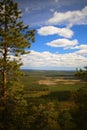 View from Mount Vithatten in Swedish Lapland Royalty Free Stock Photo