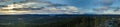 View from mount Vithatten in Vasterbotten in Sweden Royalty Free Stock Photo