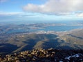 View from Mount Wellington Royalty Free Stock Photo