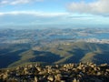 View from Mount Wellington Royalty Free Stock Photo