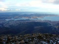 View from Mount Wellington Royalty Free Stock Photo