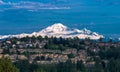 View at Mountain Baker From Coquitlam City Royalty Free Stock Photo