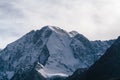 View on mountain Belukha in Altai region near board of Russia and Kazakhstan Royalty Free Stock Photo