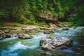 Canyon river stream. Royalty Free Stock Photo