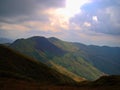 View of mountain chain in Aragua, Tovar Colony from Llano Grande Royalty Free Stock Photo