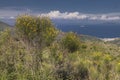 View from the mountain Cima del Monte near Rio nell Elba, Elba, Tuscany, Italy Royalty Free Stock Photo